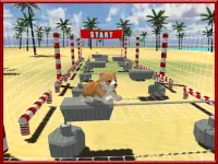 Cat Dog Pets Beach Stunts Sim Screen Shot 8