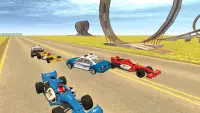 سباق سيارات الفورمولا - لعبة مطاردة الشرطة Screen Shot 0