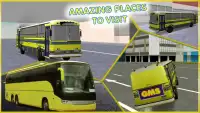 Motorista de ônibus turístico: drive da cidade 3d Screen Shot 1