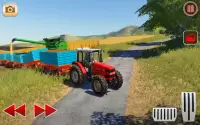 Pull Tractor Cargo Transport and farming simulator Screen Shot 2