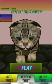 Cute Cat Twist Jumper Screen Shot 12