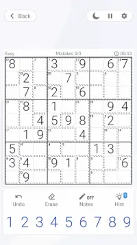Killer Sudoku - Sudoku Puzzles Screen Shot 1