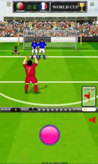 Ronaldo Messi Neymar Salah Football star free kick Screen Shot 13