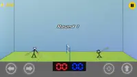 Stickman Badminton:Passion League Game Screen Shot 1