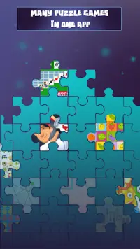 Puzzle Gamebox - مجموعة من 28 ألعاب ألغاز مجانية Screen Shot 4