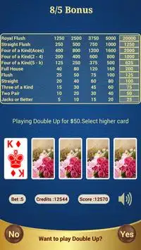 Bonus Poker (8/5) Screen Shot 1
