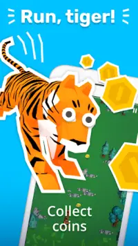 ZooEscape Runner Game🐅Escape from the Zoo! Screen Shot 1