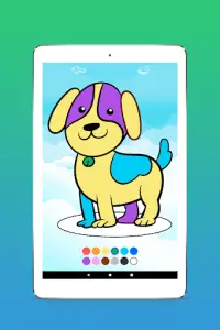 Coloring for Kids: Color the Dog Screen Shot 13