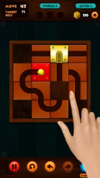 Golden Ball Maze: puzzle labirinto Screen Shot 1
