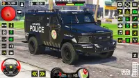 Polizeiauto-Fahrspiel 3d Screen Shot 0
