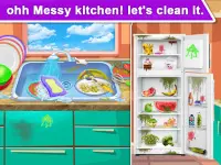 طفلة تنظيف المنزل - حافظ على نظافة منزلك Screen Shot 6