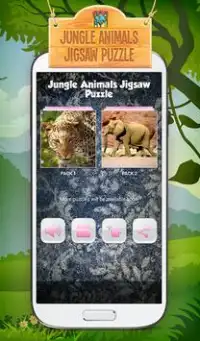 Dschungel-Tier-Puzzle Screen Shot 5