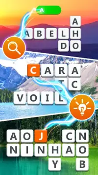Word Blocks Puzzle - Jogos de palavras Screen Shot 3