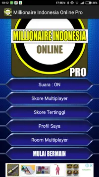Millionaire Indonesia Online Pro Screen Shot 4
