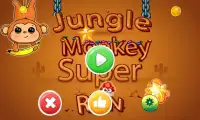 Jungle Monkey Super Run : Temple Kong Run Screen Shot 0