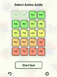 Amino Acid Quiz Screen Shot 7