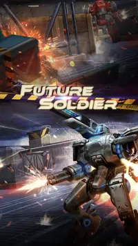 Future Soldier:Robots war-free shooting game Screen Shot 1