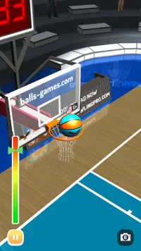 Basketball 3D Meisterschaft: Wurfwettbewerb Screen Shot 21