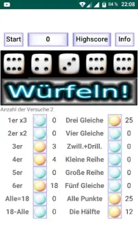 Top 5 Würfel Spiel Screen Shot 0