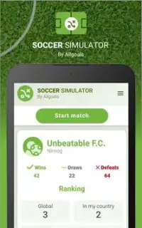 Soccer Sim Screen Shot 5