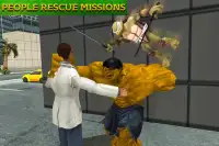 Flying Turtle Hero City Rescue Screen Shot 2