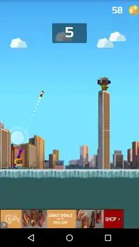Rocket Boy Hero Tower Saver Screen Shot 3