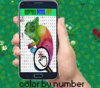 Reptile Animal Pixel Art-coloring by number New Screen Shot 0