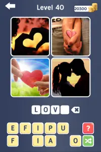 Guess the word ~ 4 Pics 1 Word Screen Shot 1