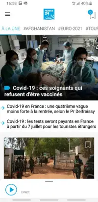 FRANCE 24 - Info et actualités Screen Shot 0