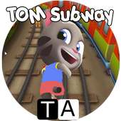 Talking Cat my Tom Bus & Subway : Surfing Run 3D