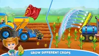 Kids Farm Land - Truck games Screen Shot 1