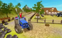 Modern landbouw tractor parkeren spel Screen Shot 11