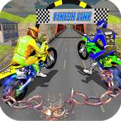 Chained Bike Rider 2017: Real Traffic Racing Games