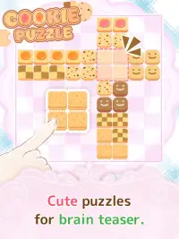 Cookie puzzles.  Cute & enjoy! Screen Shot 3