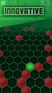 Hexa Rush - игра с шестигранной гонкой Screen Shot 1
