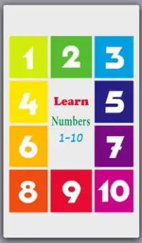 Numbers Fun Learning 1-10 Screen Shot 0