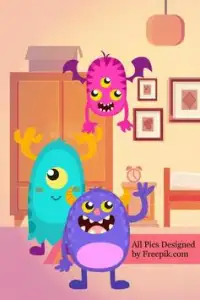 Cool Monster Game for Kids Screen Shot 0