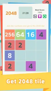 2048 - dünya çapında kavak oyu Screen Shot 2