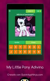 My Little Pony - Adivina el personajes Screen Shot 11