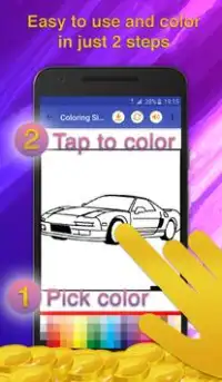 Car Coloring Game Screen Shot 2