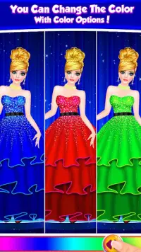 Prom Party Fashion Doll Salon Dress Up Game Screen Shot 4