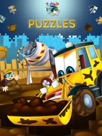 Cartoon Cars Puzzle for Kids Screen Shot 0
