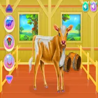 Little cow care games Screen Shot 16