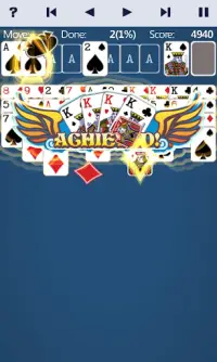 Forty Thieves Solitaire Screen Shot 0