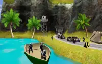 Quân đội xe Jeep City 3D Screen Shot 5