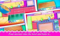 Princess Bed Cake Maker Oyunu! Bebek Kekleri Yemek Screen Shot 2