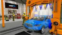 ガソリンスタンドの駐車場：3D自動ワークショップ Screen Shot 2