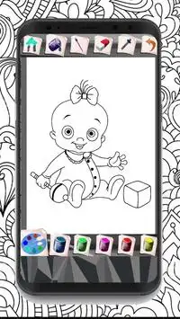 Baby Cute Coloring Books Screen Shot 2