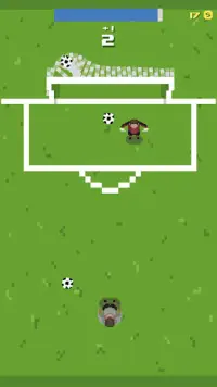 Kicking King - 8-bit calcio Screen Shot 2