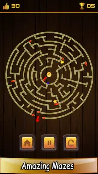 Maze Games : Labyrinth board Classic Maze Puzzle Screen Shot 6